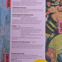 Main course at Tortillas in Eindhoven