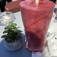 Banana and blueberry oat smoothie  at Crema e Gusto in Dundalk