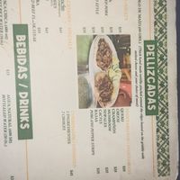 Menú at Taquería Los Arbolitos in San Francisco