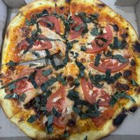 Pizza Margarita   at Mole's Pizza in Puerto Vallarta