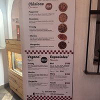 Menu  at Mole's Pizza in Puerto Vallarta