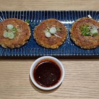 mushroom jeon at Minari in Southport