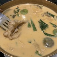 Tofu skin curry  at Baanying's Plant-Based Ying's Garden  in Bangkok