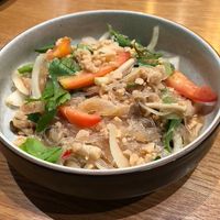 Glass noodles salad at Baanying's Plant-Based Ying's Garden  in Bangkok