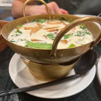 Coconut soupp  at Baanying's Plant-Based Ying's Garden  in Bangkok