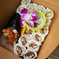 Hand Roll, Spicy Tomato & Avocado Roll at The Sushi Samurai - Queen Anne in Seattle