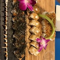 1) crunchy salmon 2) crispy shrimp 3) tiger roll  at The Sushi Samurai - Queen Anne in Seattle