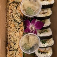 Pacific Northwest and Curry roll  at The Sushi Samurai - Queen Anne in Seattle