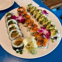 Beautiful and delicious! We love Sushi Samurai! at The Sushi Samurai - Queen Anne in Seattle