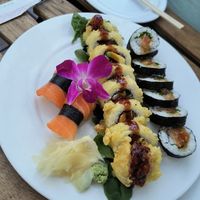 Salmon Nigiri, Seattle Tempura, Mango Tango at The Sushi Samurai - Queen Anne in Seattle