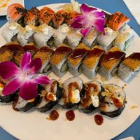 Orion, Dragon, Crispy Shrimp, & Katana rolls  at The Sushi Samurai - Queen Anne in Seattle