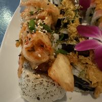 Close on Kimchi roll— recommend   at The Sushi Samurai - Queen Anne in Seattle