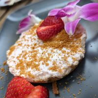 Strawberry cheesecake at The Sushi Samurai - Queen Anne in Seattle