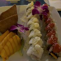 Inari, Salmon Sashimi, Crispy Shrimp, Katana  at The Sushi Samurai - Queen Anne in Seattle