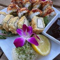 Tofu Katsu (in front) and Geisha (in back) at The Sushi Samurai - Queen Anne in Seattle