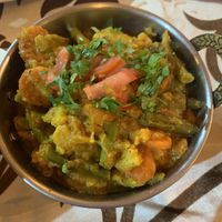 Vegetable curry  at Indian Zaffran in Lanzarote