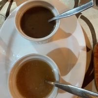 Tamarind and mango chutneys  at Indian Zaffran in Lanzarote