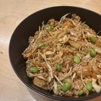 Whole grain rice with veggies, tofu, edamame, pineapple and teryaki saucee  at Wok to Walk in Sofia