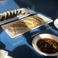 Vegan Kim Bab & Goon Man Du  at Riverside Korean in Covington