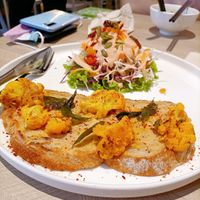 Hummus tartine at VeganBliss 蔬福 in Central Singapore