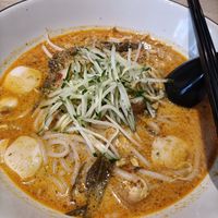 Laksa at VeganBliss 蔬福 in Central Singapore
