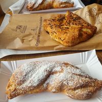 Sweet and savory pastrys at Piekarnia Gruzinska Ketili Puri in Gdansk