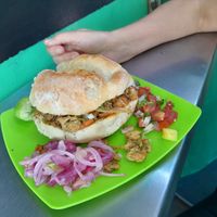 Las tortas son grandes y bien rellenas at Soyadicto in Puebla