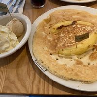 Banoffee pancake and ice cream at The Pancake House in Penrith