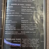 Menu at Gostilna Pri Kobalu in Vrhpolje