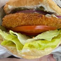 Spicy chicken sandwich  at The Twisted Vegan in Tampa