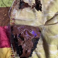 Vegan chocolate cake  at The Twisted Vegan in Tampa