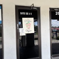 ugly door. in an ugly building boooooo  at The Twisted Vegan in Tampa