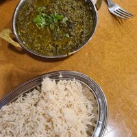 spinach curry at Raavi in San Francisco