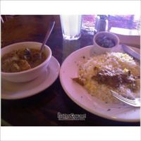 Soy Chicken Cutlets-couldn't wait to taste it! at Sage Vegetarian Cafe in Chapel Hill