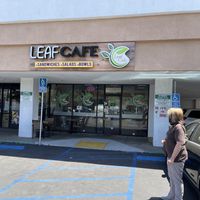  at The Leaf Cafe in Burbank