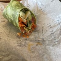 Vegan wrap. Only vegan option & kinda bland  at Journey Coffee Co in Fairfield