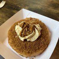 Lotus doughnut  at Diggity Doughnuts in Bristol