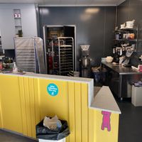 You can see them making the doughnuts!  at Diggity Doughnuts in Bristol