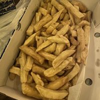 Vegan large chips  at Prince's Traditional Fish & Chips in Bristol