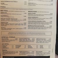 Evening menu at Grounded Redfield in Bristol