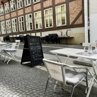 outside  at Waffle Love in Hildesheim