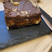 Brownies like Snickers   at Copper Branch in Rotterdam