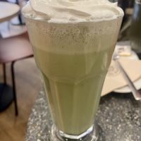 Iced matcha frappe  at Copper Branch in Rotterdam