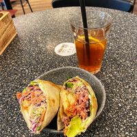 Crunchy wrap at Copper Branch in Rotterdam