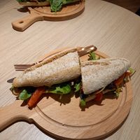 Happy hummus / Copper power sandwich at Copper Branch in Rotterdam