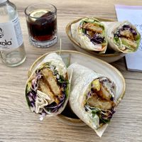 Crispy ‘chicken’ wrap💚  at Copper Branch in Rotterdam