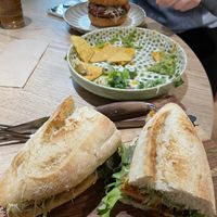 Chicken pesto sandwich   at Copper Branch in Rotterdam