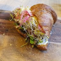 Truffle burger at Copper Branch in Rotterdam