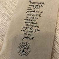 napkin  at Copper Branch in Rotterdam