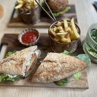 copper club sandwich  at Copper Branch in Rotterdam